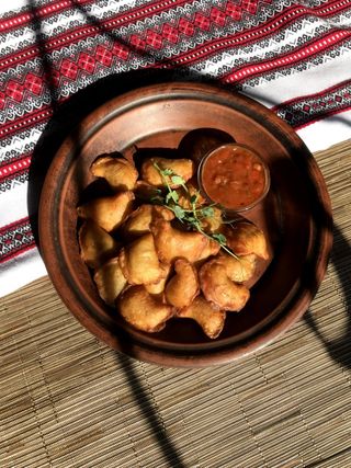 Мандрики з картоплею