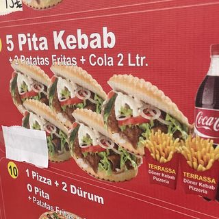 8. Menú 5 Pita Kebab