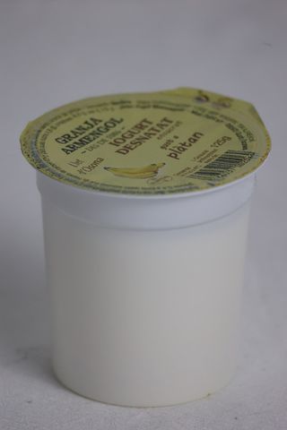 Iogurt Desnatat Plàtan Granja Armengol 125Gr