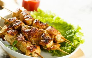 200gr De Dinde Brochette Grillée Au  Charbon