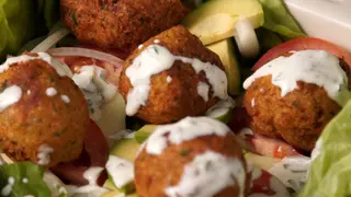 Ensalada de falafel