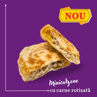 Minicalzone cu carne rotisata (produs nou!)