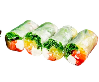 Salmón Spring Rolls