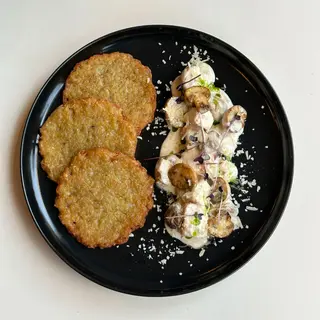 Деруни з куркою і грибами (310г)