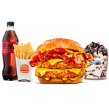 Menú Completo Duo Bacon Cheddar Doble Crispy