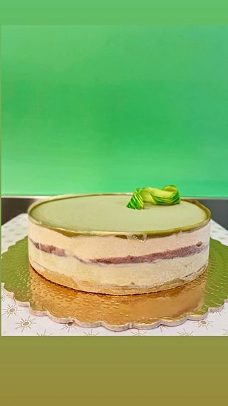Torta gelato pistacchio e bacio