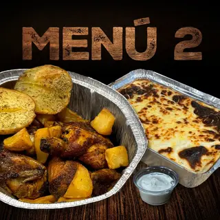 MENÚ 2: POLLO A L’AST