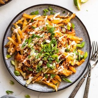 BBQ Chicken Loaded Fries
