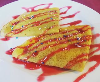 Crêpe alla marmellata di fragola