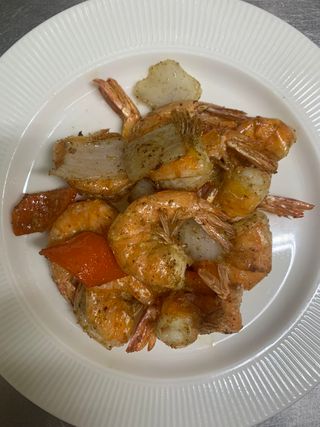 119. GAMBERI CON SALE E PEPE