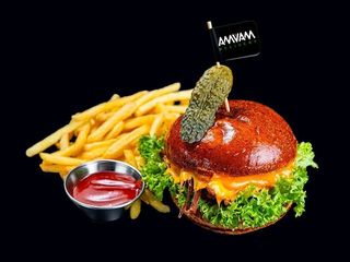 Бургер з рваною телятиною (450g)