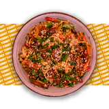 ბრინჯის ჩხირი საქონლის ხორცით