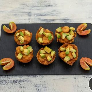 Tostones Con Camarones