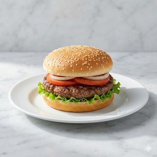 Burger clásica de ternera
