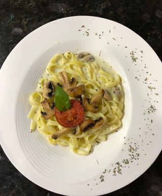 Penne À La Crème Jambon Champignons