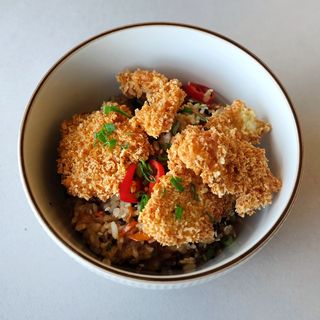 Смажений рис з куркою