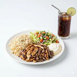 Menú Plato Combinado Con Arroz + Bebida