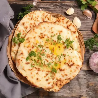 142. Pan Preparado Con Mantequilla En El Tandoor 