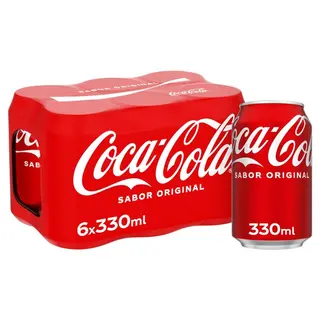 Coca-Cola Sabor Original 6X330Ml Lata