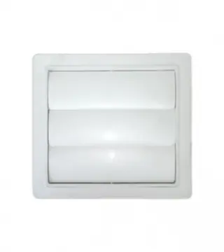 (018306) Rozetna za ventilaciju 150x150mm PVC bijela 3946-018