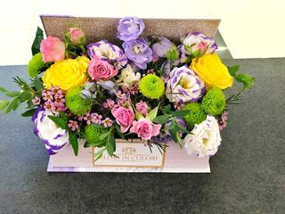 Cutie carte cu flori ar428