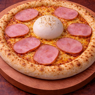 ბურატა მოცარელას ბურთებით და  ინდაურის ლორით 28სმ