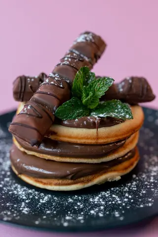 Panqueca Doce com Kinder Bueno