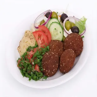 Plato De Falafel Con Arroz