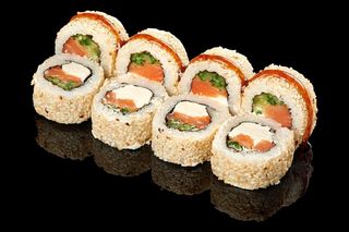 Рол Філадельфія з лососем в унагі (8шт/240г)