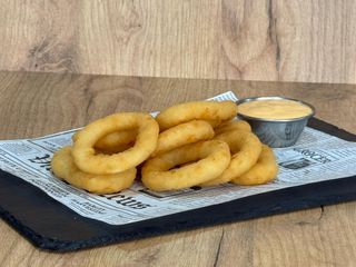 Inele de ceapa cu sos - 150g