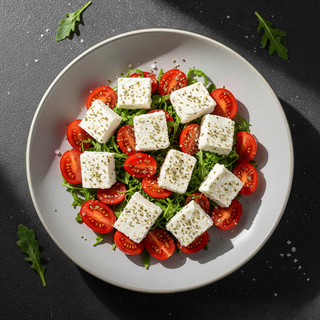 Salata de rosii cu branza telemea