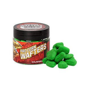 Benzar Mix Pro Corn Wafters, Mussel, Fluo green 