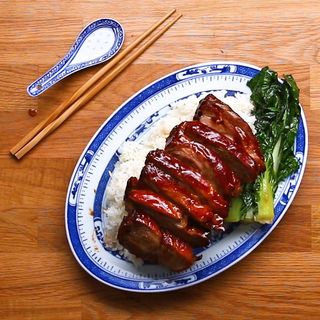 Barbecue Pork with Honey Source