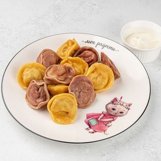 Пельмени цветные без бульона