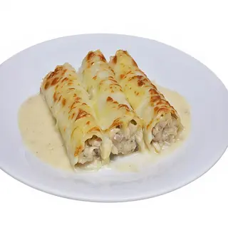 Canelones de Pollo y Setas
