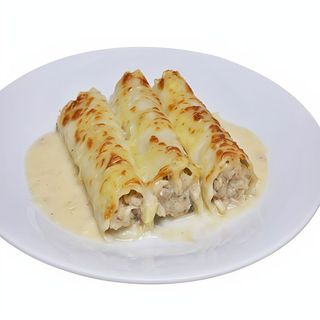 Canelones de Pollo y Setas
