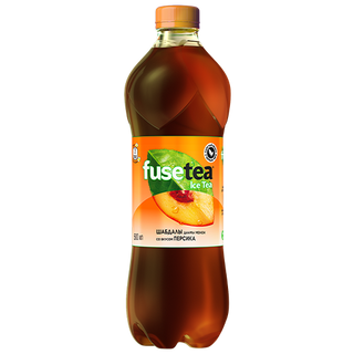 Fuse tea  персик 500мл  (черный)