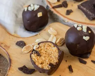 2 Trufas de Amendoim