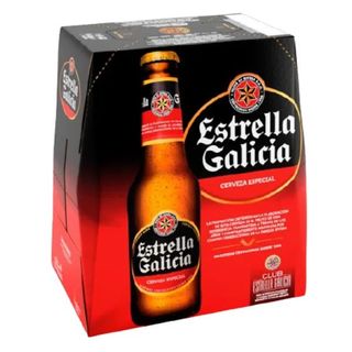 Cerveza Estrella Galicia Especial Pack 6 Botellas De 25 Cl