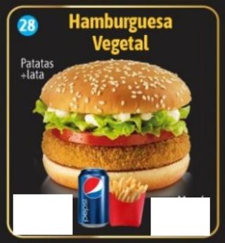Hamburgesa vegital 
