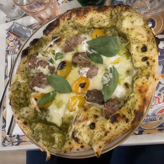 Pizza Polpetta e Ricotta