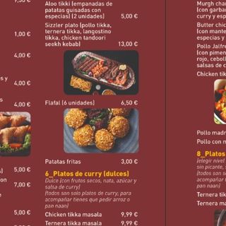 Menú Para 1 Persona