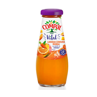 Compal manga, laranja e cenoura