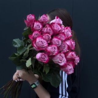 25 trandafiri Deep Purple 60 cm