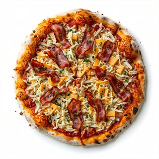 Pizza sobrasada y miel (sin gluten)