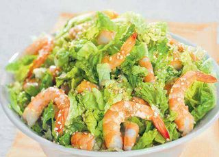 Salade de Choux aux Crevettes