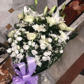 Fascio funebre alto scalare da poggiare