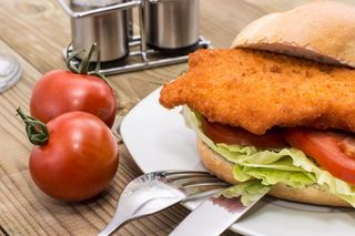 XXL chicken milanese burger