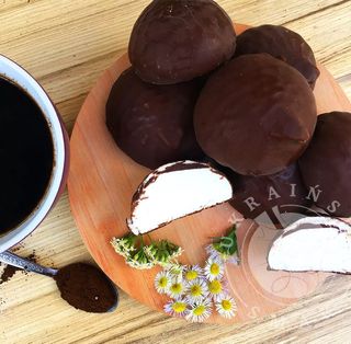 Waniliowy zefir w polewie czekoladowej 500g