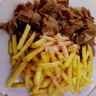 Kebab piatto con Patate